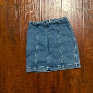 Free People jean skirt